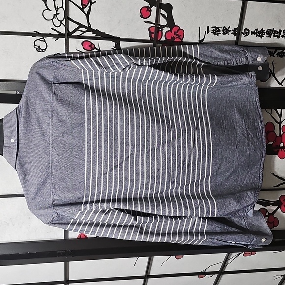 Original Penguin Striped Long Sleeve‎ Button Shirt Large - Picture 8 of 8